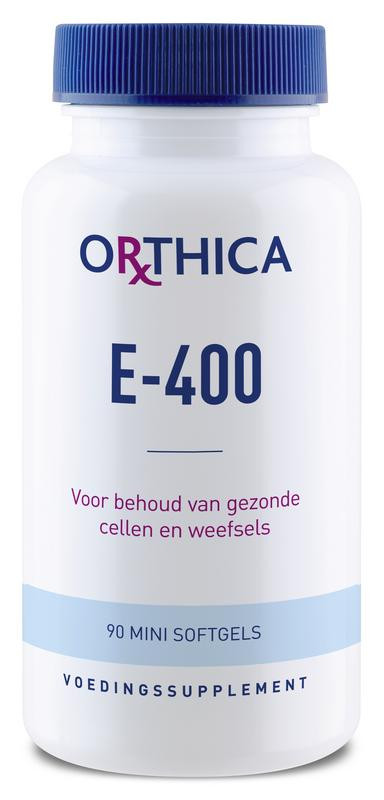 Vitamine E 400 van Orthica : 90 softgels
