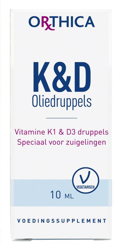 Vitamine K & D zuigeling van Orthica : 10 ml