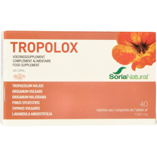 Tropolox van Soria Natural : 40 tabletten