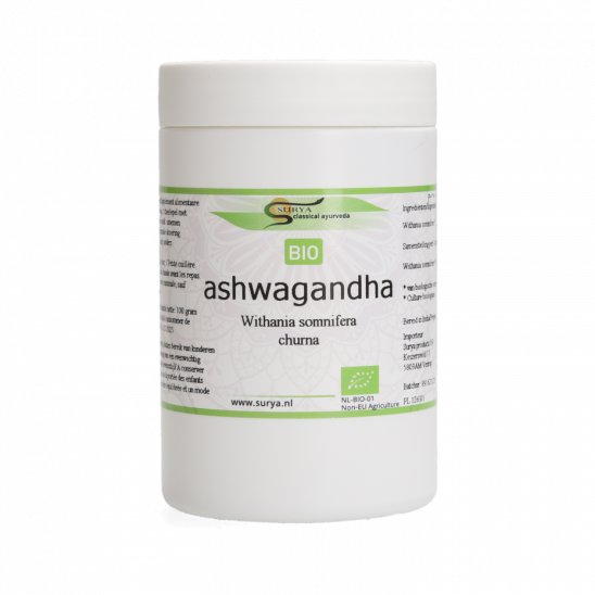 Ashwagandha churna bio van Surya : 100 gram