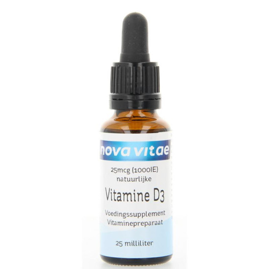 Vitamine D3 1000 IE druppel van Nova Vitae