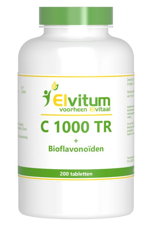 Vitamine C1000 time released van Elvitaal : 200 tabletten