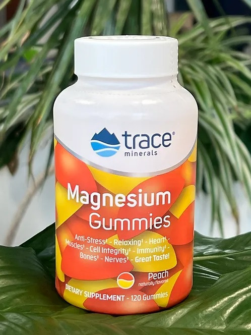Magnesium Gummies Perzik (60) van Trace Minerals