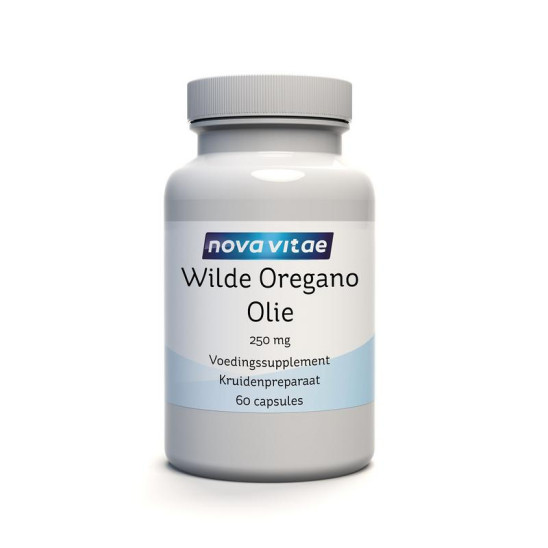 Wilde oregano olie 250 mg van Nova Vitae