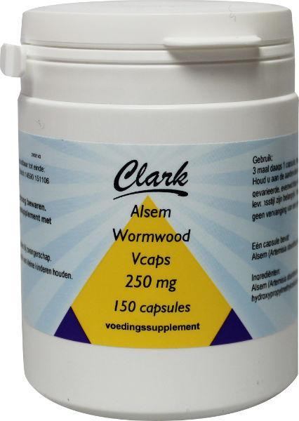 Indhana / Wormwood / Alsem 250 mg van Clark :150 vegetarische capsules