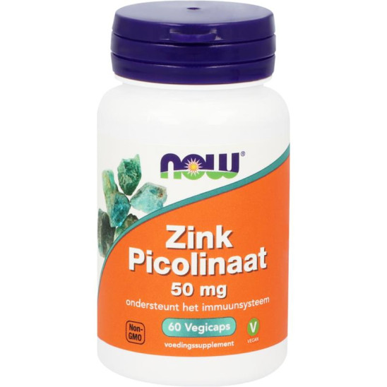 Zink picolinaat 50 mg van NOW : 60 capsules