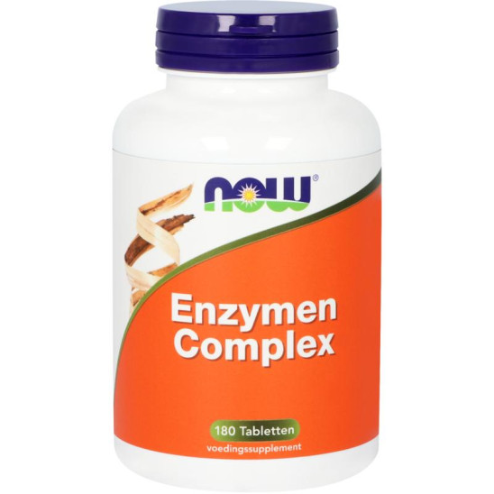 Enzymen complex 800 mg van NOW : 180 tabletten