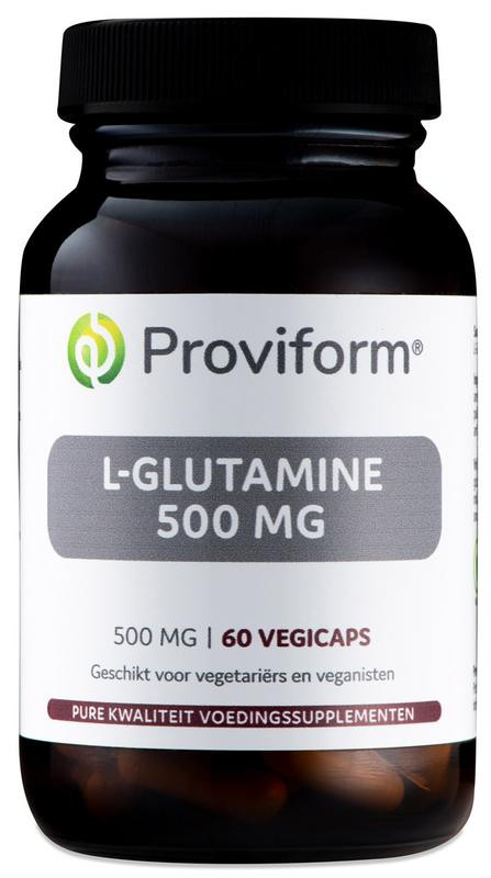 L Glutamine 500 mg van Proviform : 60 capsules