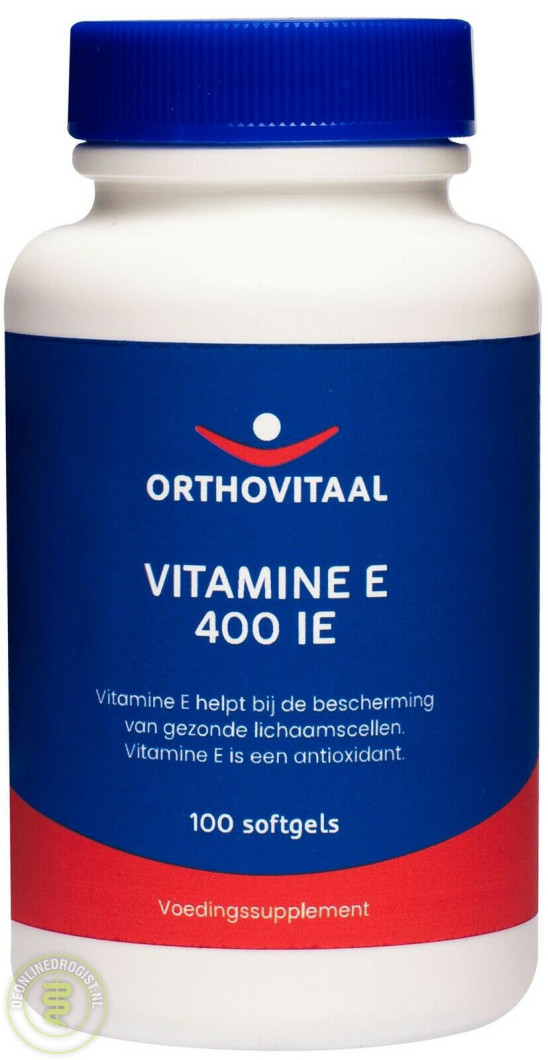 Vitamine E 400IE van Orthovitaal : 100 softgels