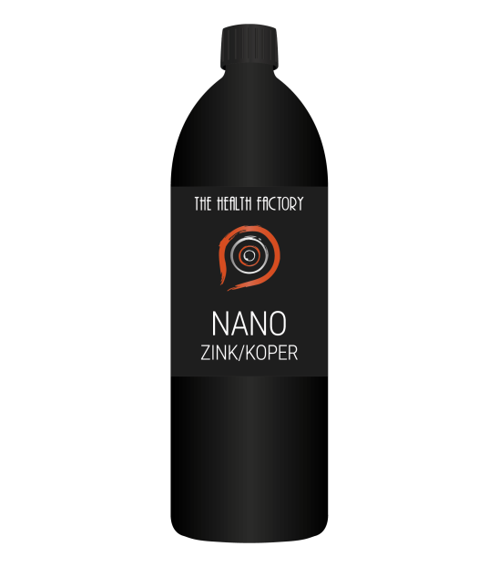 Nano Zink en Koper van The Health factory (1 liter)