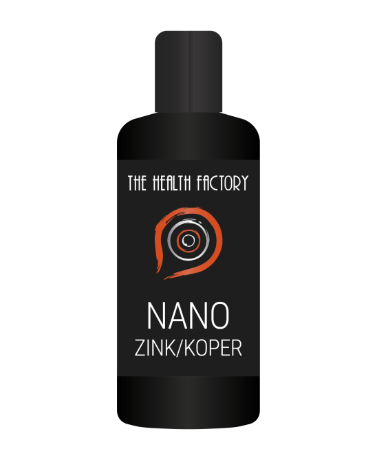 Nano Zink en Koper van The Health factory (500ml)