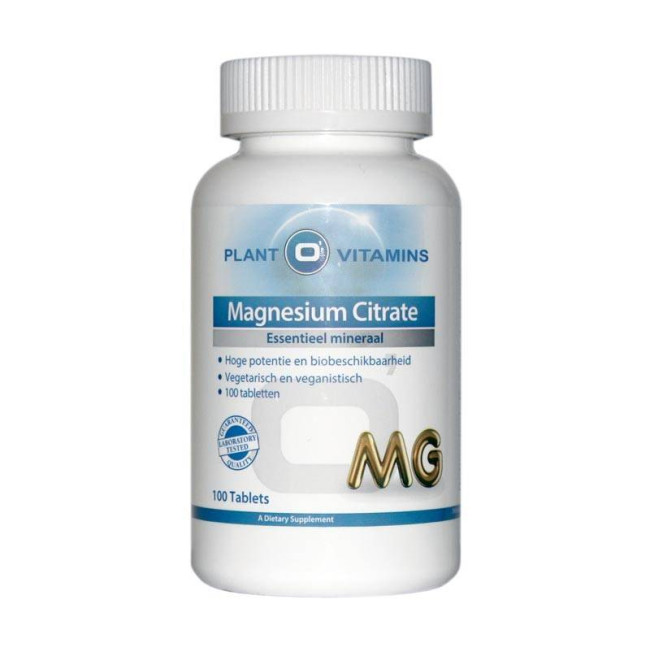 kan zijn verlies Rode datum Magnesium Citrate van Plant O'Vitamins voordelig kopen - Vitaalhuis Mulder