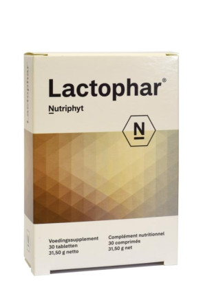 Lactophar van Nutriphyt : 30 tabletten