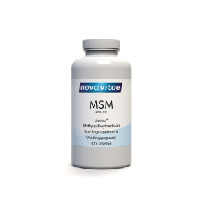 MSM 1000 mg van Nova Vitae : 300 tabletten
