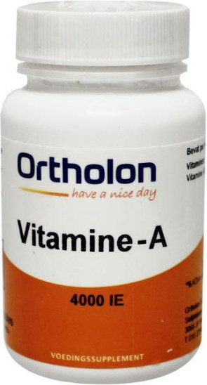 Vitamine A 4000IE van Ortholon : 60 capsules