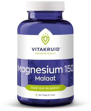 Magnesium 150 malaat van Vitakruid : 90 tabletten