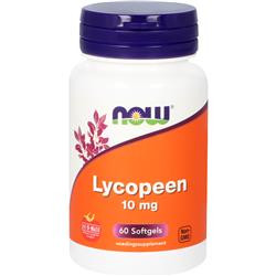 Lycopeen 10 mg van NOW : 60 softgels