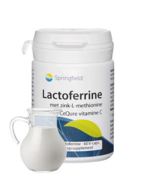 Lactoferrine 75 mg van Springfield : 60 vcaps