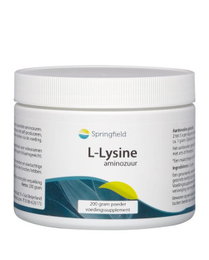 L-Lysine HCL poeder van Springfield : 200 gram