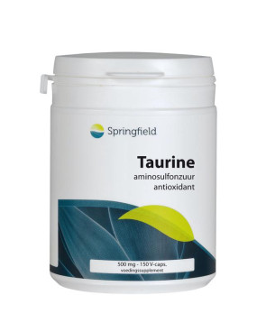 Taurine 500 mg van Springfield : 150 capsules