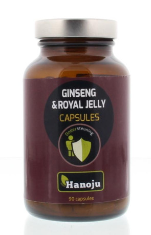Royal jelly ginseng 500 mg van Hanoju : 90 vcaps
