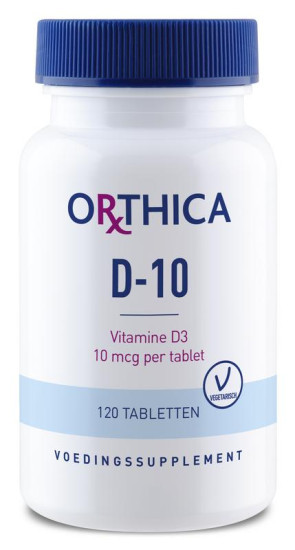 Vitamine D10 van Orthica : 120 tabletten