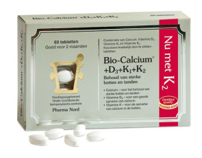 Bio calcium & D3 & K1 & K2 van Pharma Nord : 60 tabletten