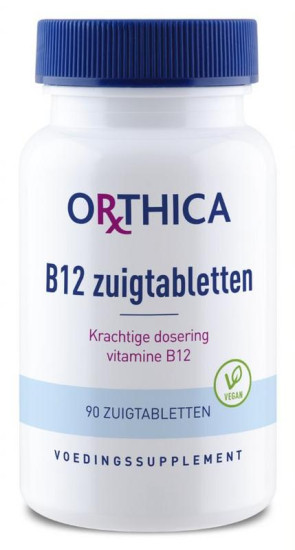 Vitamine B12 van Orthica : 90 zuigtabletten