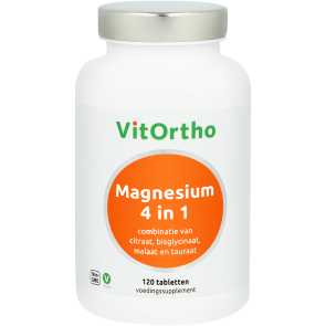 Magnesium 4 in 1 van Vitortho : 120 tabletten