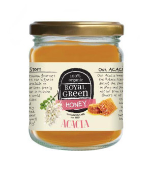 Acacia honey bio van Royal Green : 250 gram