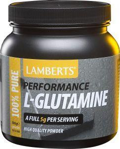 L-Glutamine poeder (Performance) van Lamberts : 500 gram