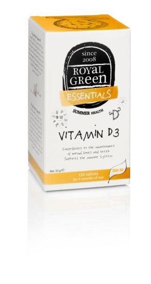 Vitamine D3 van Royal Green : 120 tabletten