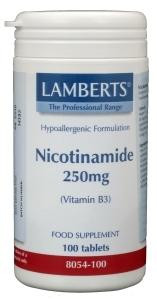 Nicotinamide 250 mg van Lamberts : 100 tabletten