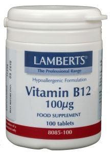 Vitamine B12 100 mcg van Lamberts : 100 tabletten