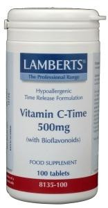 Vitamine C 500 time released & bioflavonoiden van Lamberts : 100 tabletten