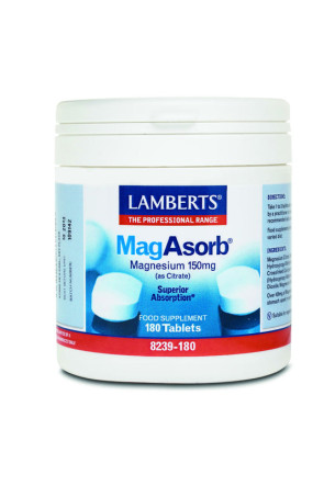 Magasorb (magnesium citraat) van Lamberts : 180 tabletten