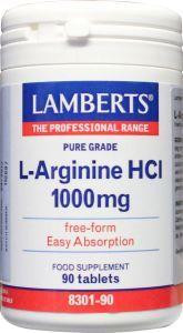 L-Arginine 1000 mg van Lamberts : 90 tabletten
