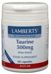 Taurine 500 mg van Lamberts : 60 vcaps