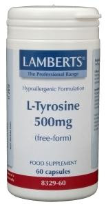 L-Tyrosine 500 mg van Lamberts : 60 capsules