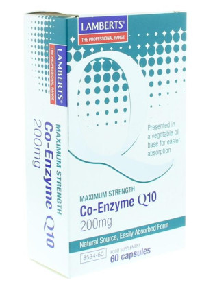 Coenzym Q10 200 mg van Lamberts : 60 vcaps