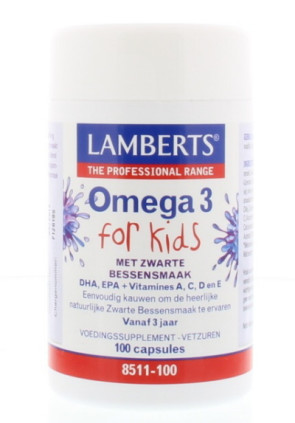 Omega 3 for kids van Lamberts : 100 capsules
