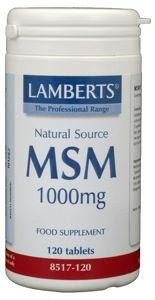 MSM 1000 mg van Lamberts : 120 tabletten