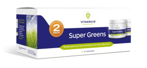 Super Greens 2-pack 220 gram van Vitakruid : 2 stuks