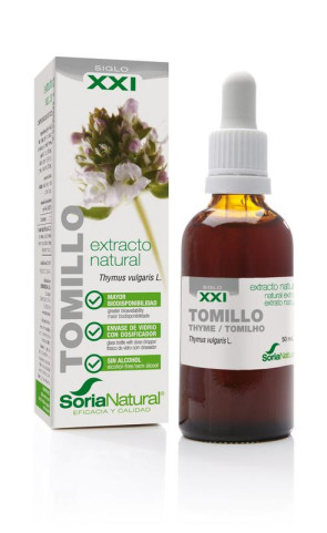 Thymus vulgaris XXI extract van Soria Natural : 50ml