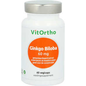 Ginkgo biloba extract 60 mg van Vitortho : 60 vcaps