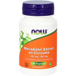 Mariadistel Extract 150 mg en Curcuma 350mg van NOW