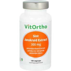 Sint Janskruid extract 300 mg van Vitortho : 100 capsules
