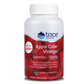 Apple Cider Vinigar appelciderazijn gummies van Trace Minerals appelazijn