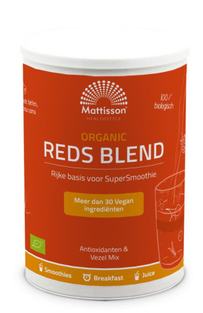 Reds blend poeder organic van Mattisson :400gram