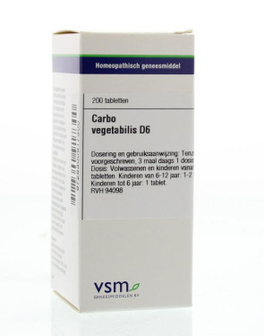 Carbo vegetabilis D6 VSM 200